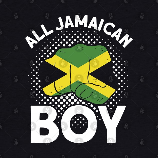 All Jamaican Boy Jamaican Jamaican Pride by Toeffishirts